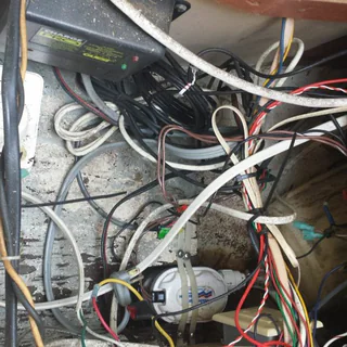 Accessible yacht wiring and electrical connections